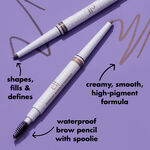 Waterproof Brow Pencil Shapes, Fills and Defines