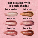 Halo Glow Blush Beauty Wand Colour Swatches