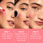 How to Apply Liquid Blush in 3 Easy Steps