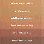 Primer Infused Bronzer Shade Chart